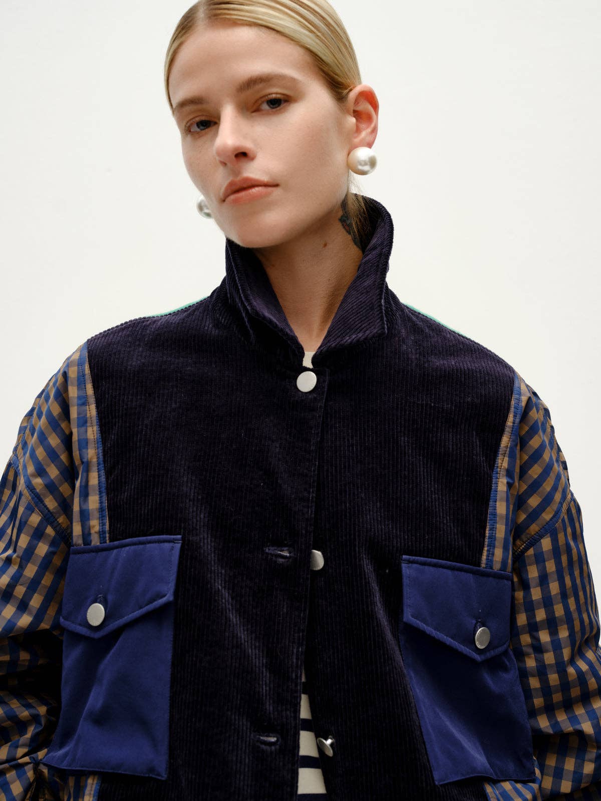 Urlazh - Wholesale Jacket - Women's - Street colorblocked jacket5