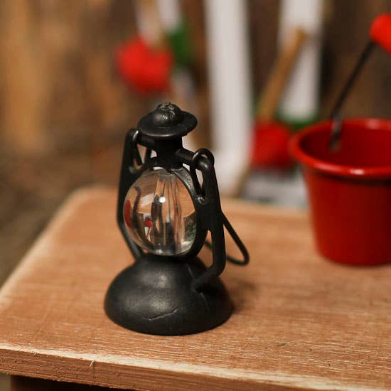 Factory Direct Craft - Wholesale Decorative Tabletop Object - 1-1/4" Miniature Black Plastic Lantern