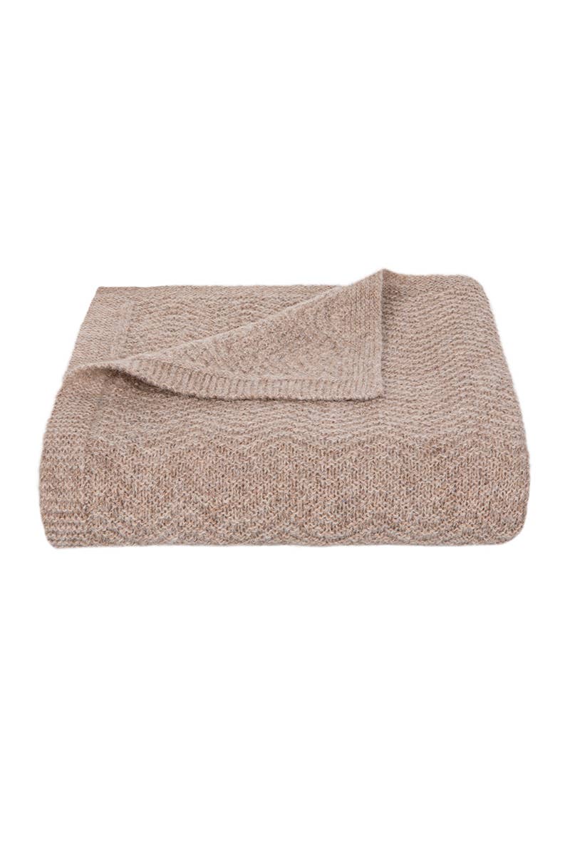 tuwi - Vente Plaids - Couvre-lit en tricot Wave bleu marine5