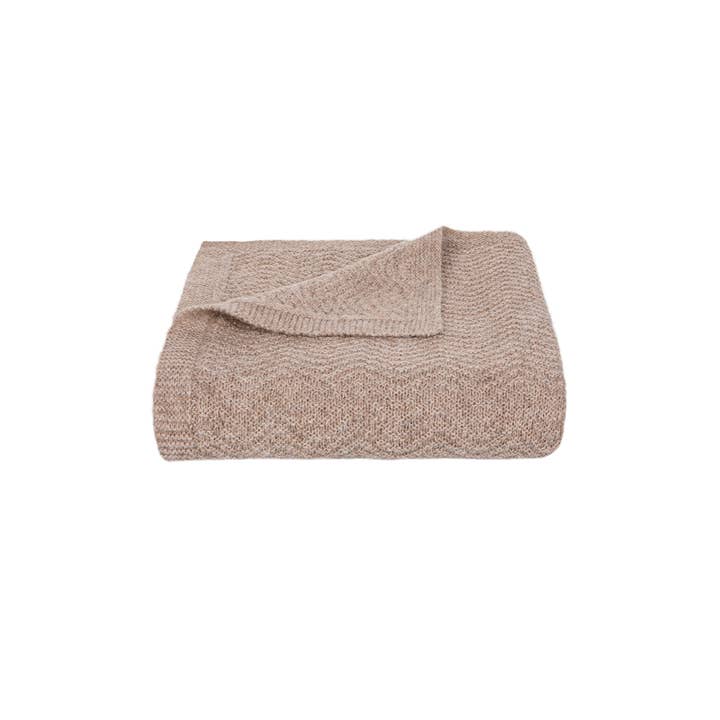 tuwi - Vente Plaids - Couvre-lit en tricot Wave bleu marine5