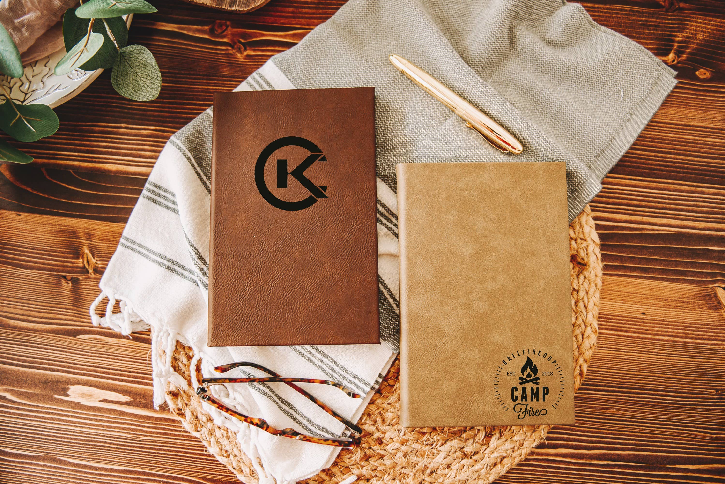 The Lillie Pad - Wholesale Journal/Diary - Custom Engraved Logo Journal1