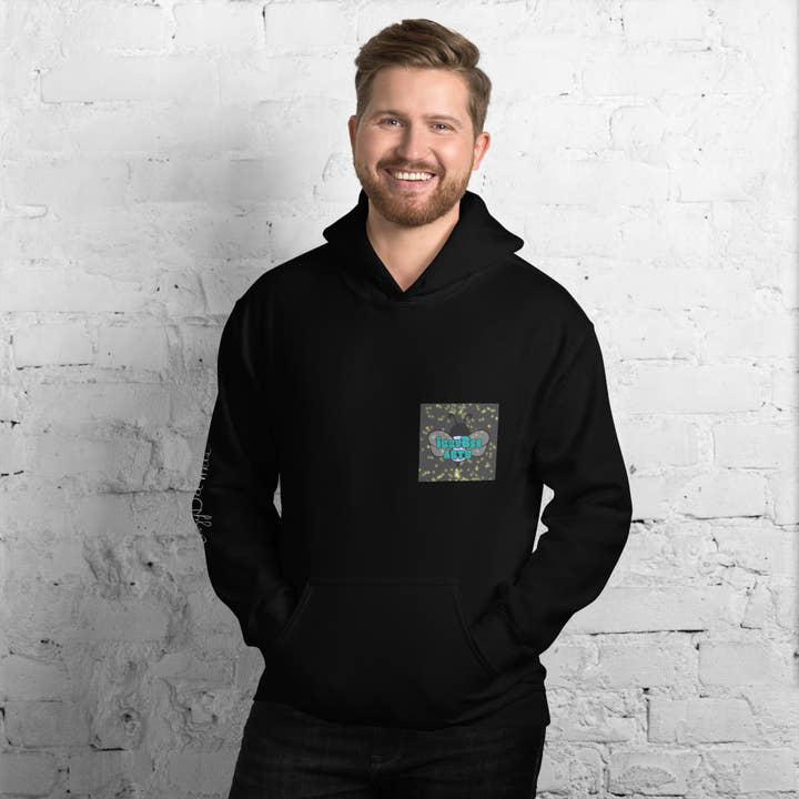 IszyBee Brand Signed Sleeve Hoodie for wholesale by IszyBee Arts