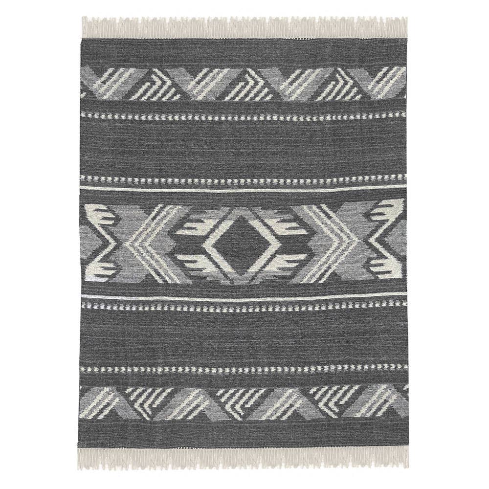 Malagoon - Wholesale Throw Blanket - Mochica wool throw black3