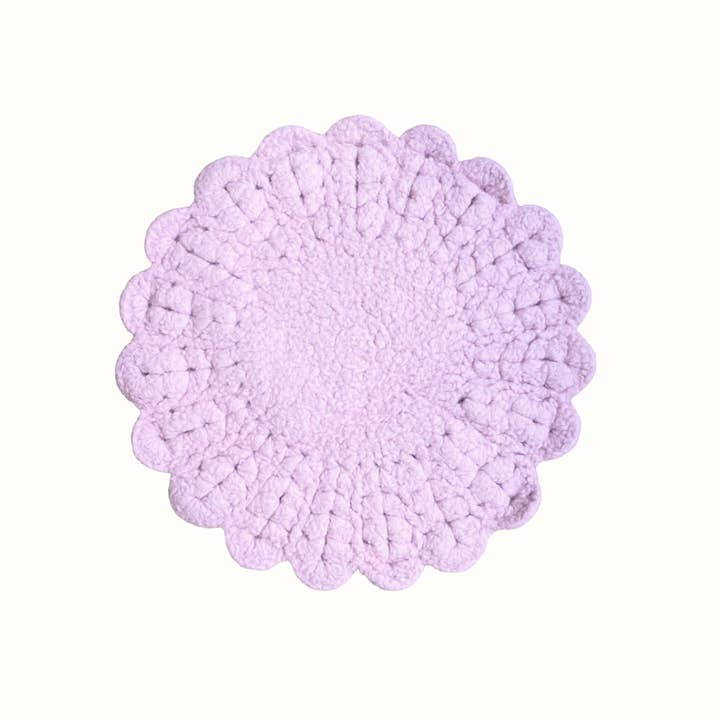 Almofada de assento em croché 100% lã virgem | Ø 34 cm | Rosa por atacado de HERZallerliebste…von anderer ART