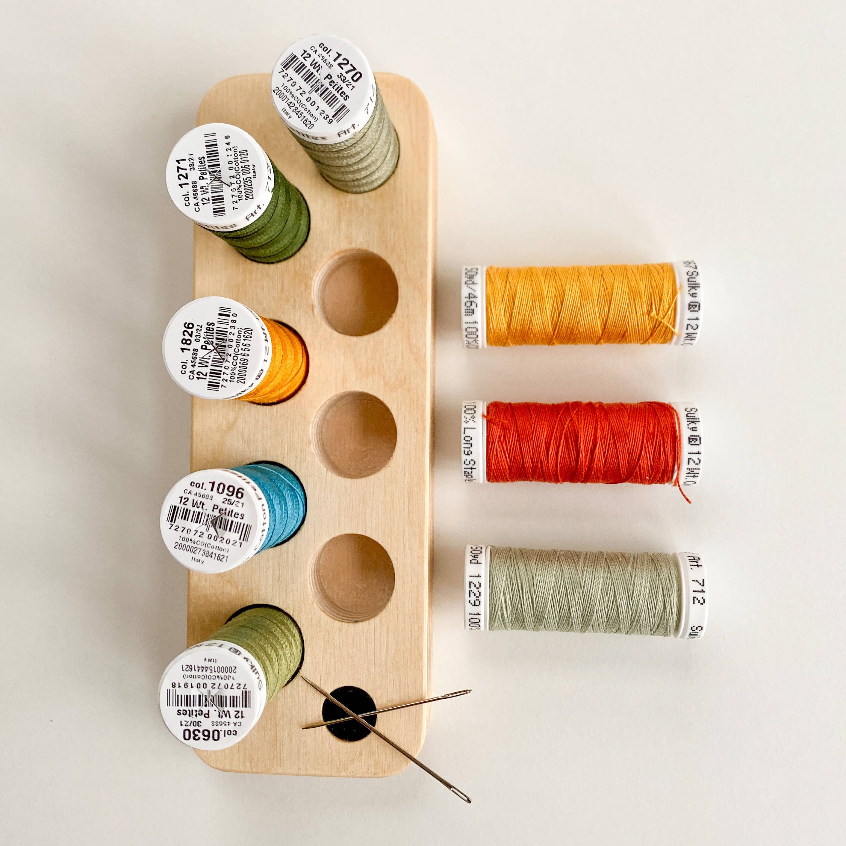 Modern Hoopla – Großhandel Kreuzstich-/Stickzubehör – Holzständer für Sulky Petites Kunststoff-Garnspulen3