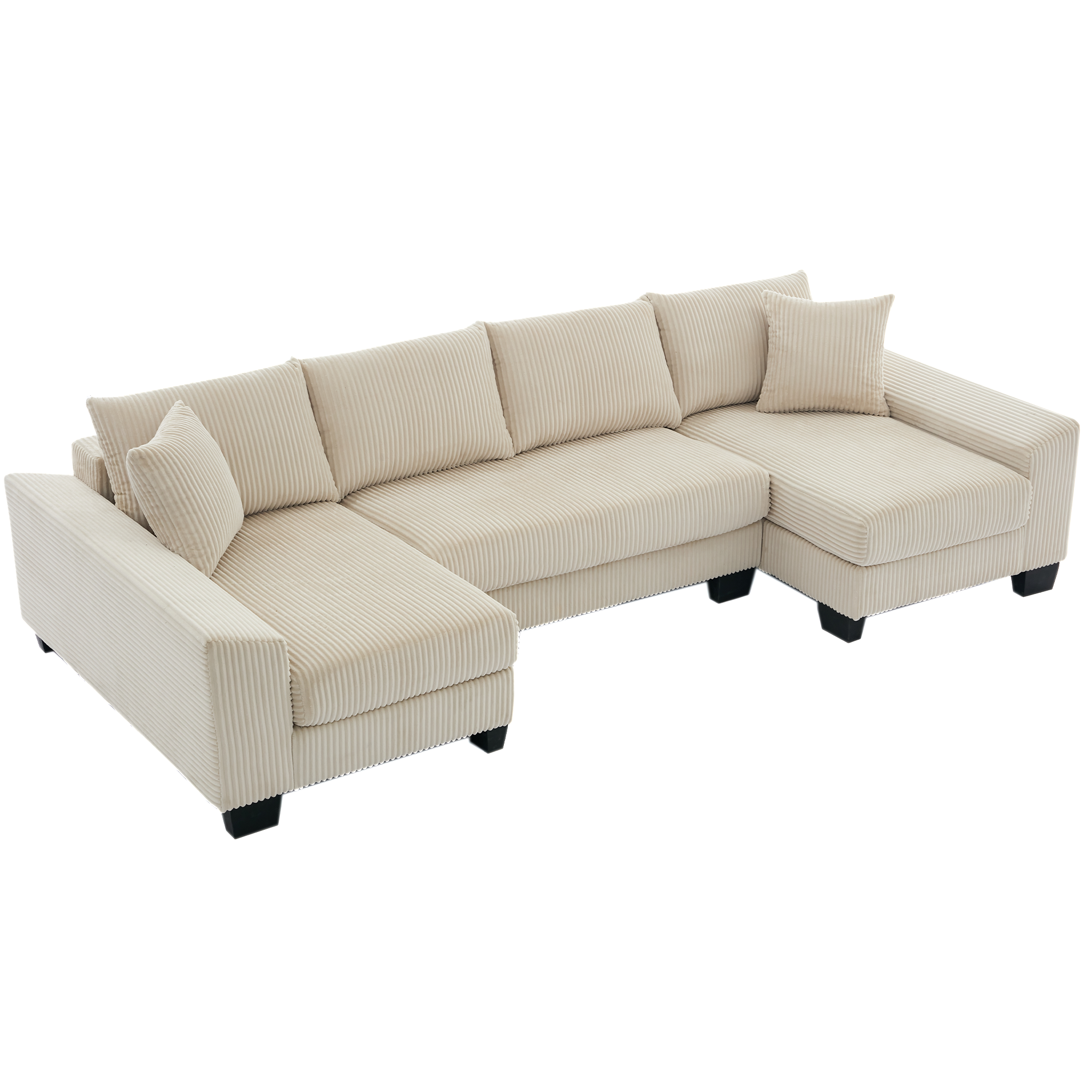 39F Inc. - Wholesale Sofa - 114" U-Shaped Sleeper Sofa with Pull-Out Bed & Chaise21