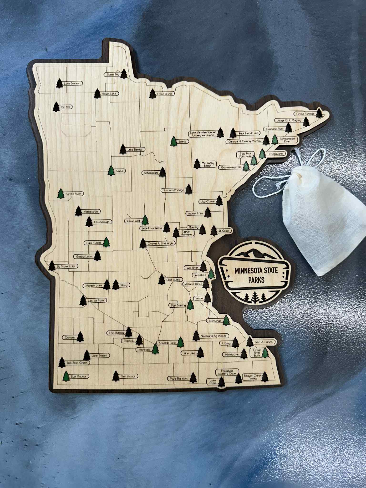 Fuzzy Loon Designs – Mapa por atacado – Mapa dos Parques Estaduais de Minnesota | Mapa de Viagem | Mapa de Caminhadas | Campismo6