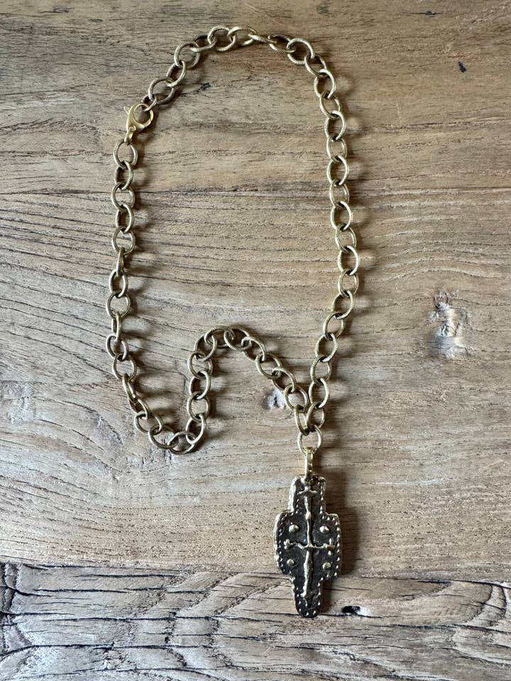 Rustic Soul Statement Necklace for wholesale by Funky Trunk Vintage Designs