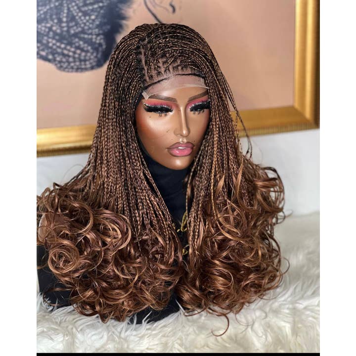 Lamuskwigs – wholesale Wig/hair piece – Sisi wave wig. Braided wig, box braid wig,1