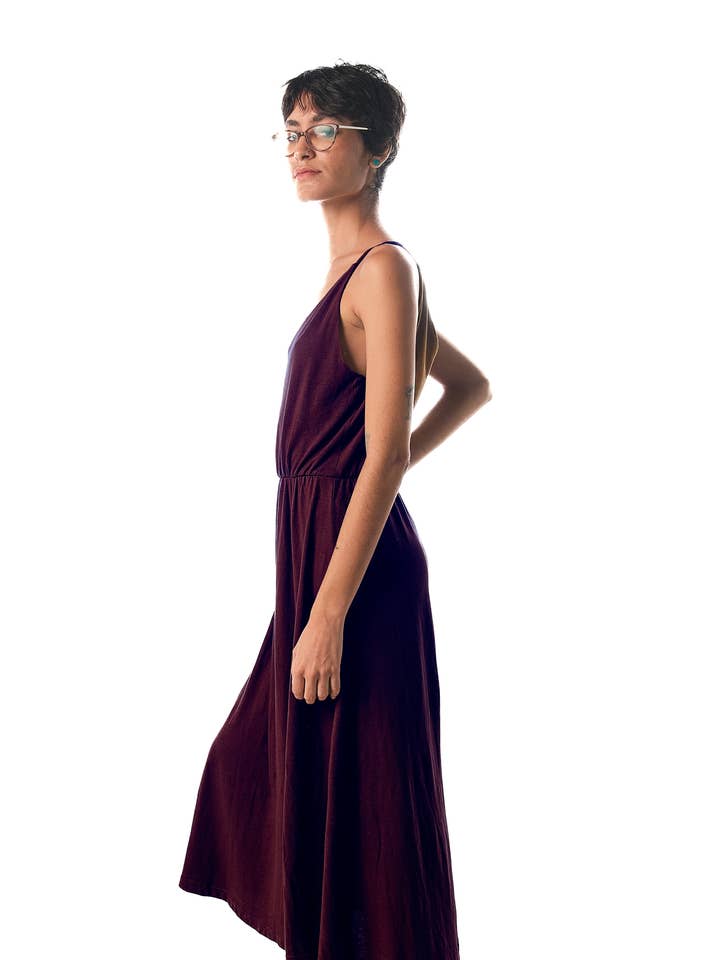 Strappy Modal/Cotton Beach Dress for wholesale by Clean Tee Factory