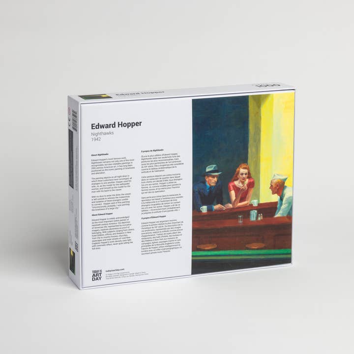 Today is Art Day - Venta al por mayor Puzle - Adultos - Rompecabezas - Edward Hopper - Nighthawks