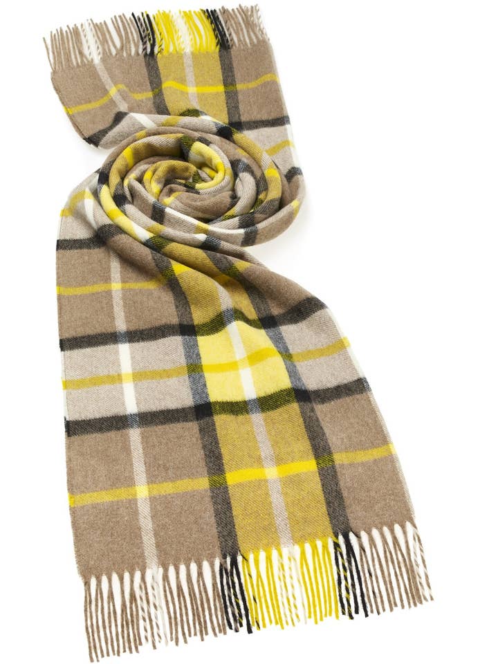 Blanket Scarf -Shawl - Stole - Wrap - Yellow/White Neutral for wholesale by Bronte Moon