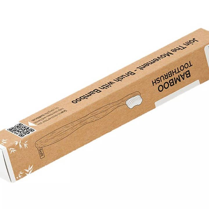 Bamboovement - Wholesale Toothbrush - Bamboo Toothbrush – Soft Bristles – White (Limited Stock!)1