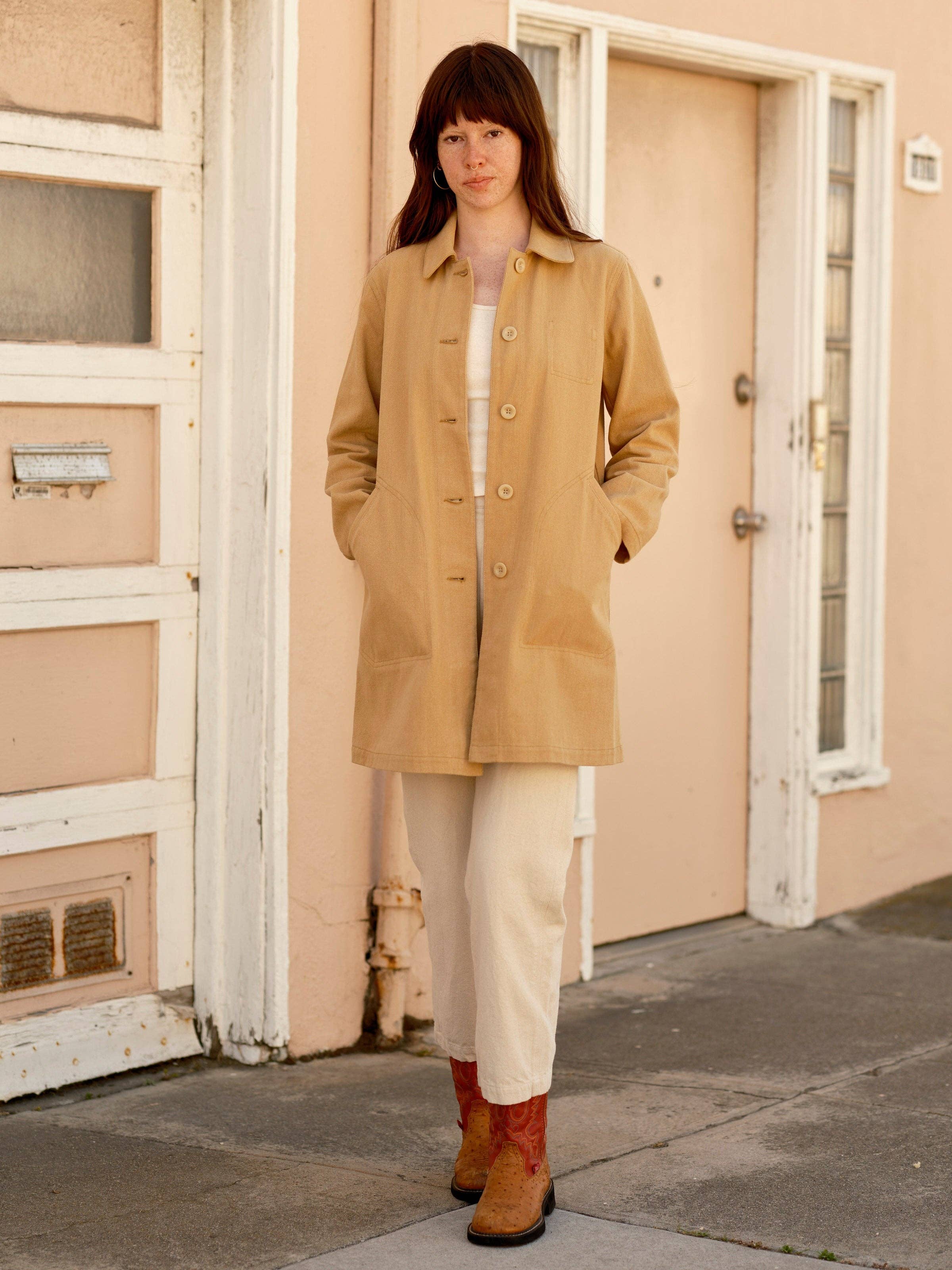 Flødekaramel Sawyer Frakke for engroshandel på Faire8