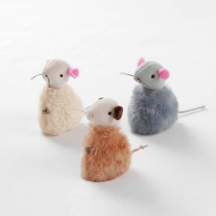 Juguete para Gato de Ratón de Peluche Creativo con Diseño de Velcro para venta al por mayor de kapeit