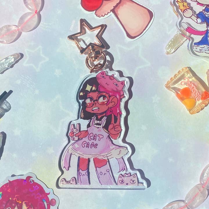 Zippy 🌸 Acrylic Keychain for wholesale by Zippyidk