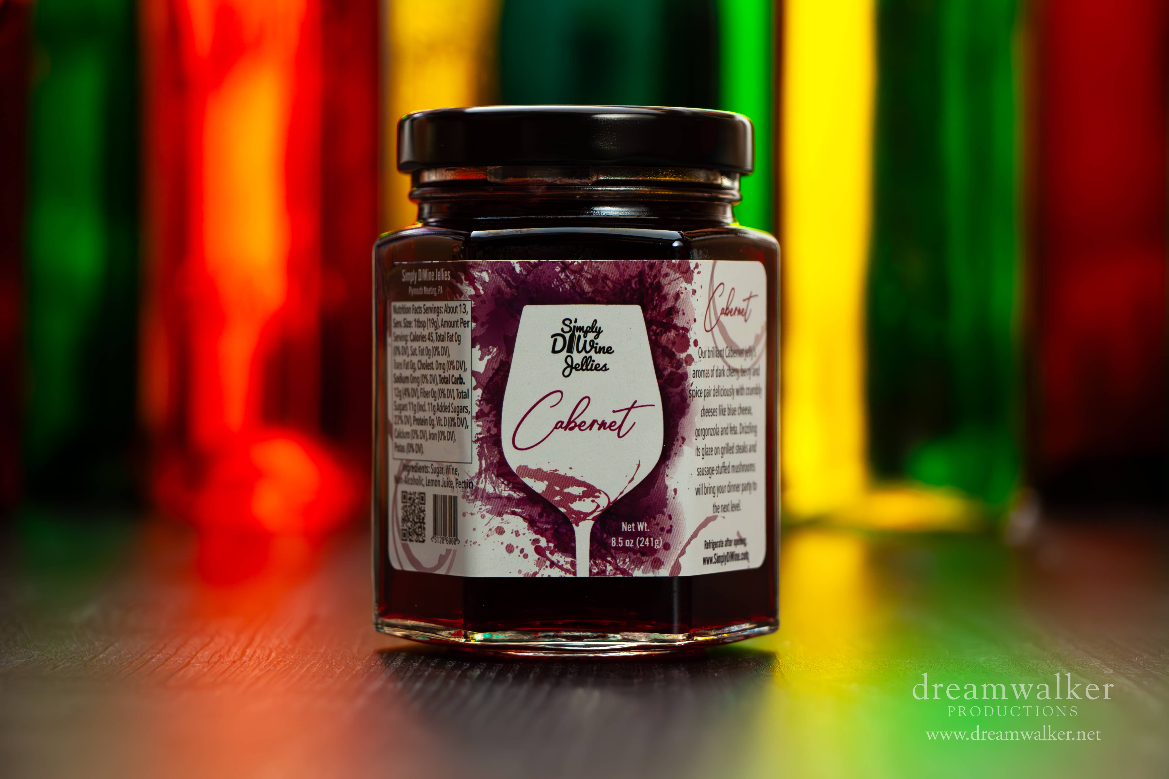 Simply DiWine Jellies, LLC - Wholesale Jam/Jelly - Cabernet Wine Jelly 8.5oz1