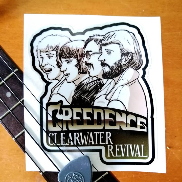 Adesivo vinile Sticker Creedence Clearwater Revival. per la vendita all'ingrosso da parte di Airmatti