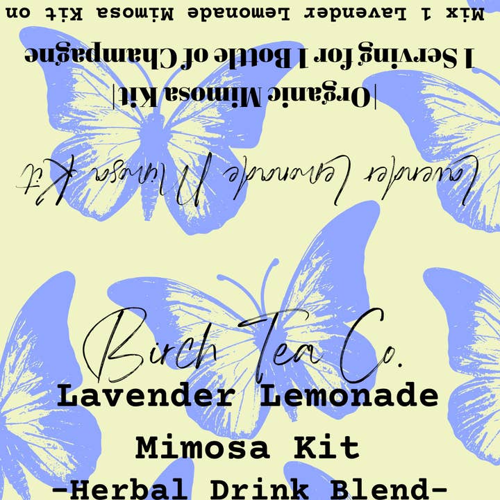 Birch Tea Co. - Wholesale DIY Drink Kit - Lavender Lemonade Mimosa kit - herbal blend5