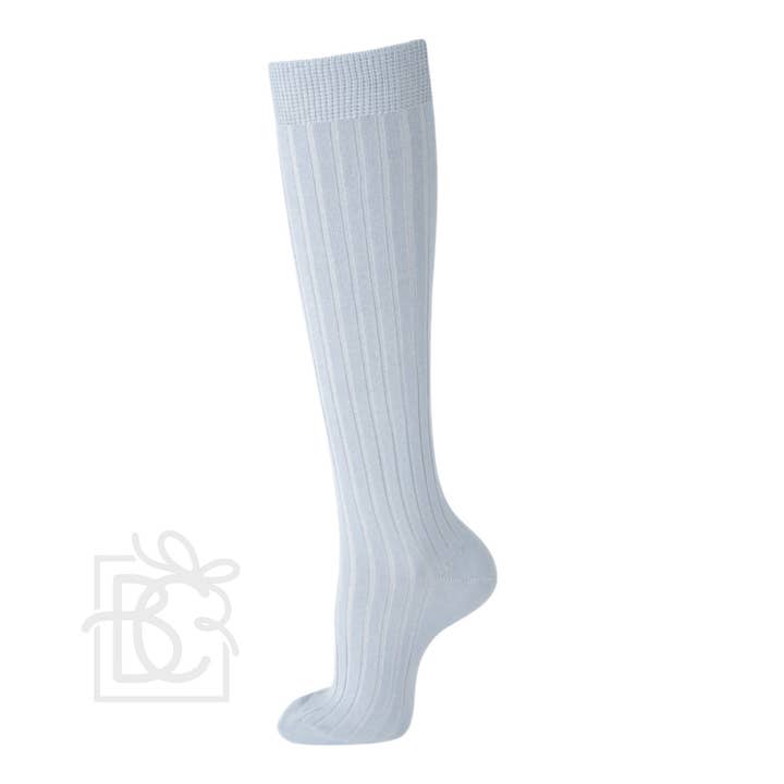 Carlomagno - Wholesale Socks - Unisex - Scottish Yarn Ribbed Knee high Socks
