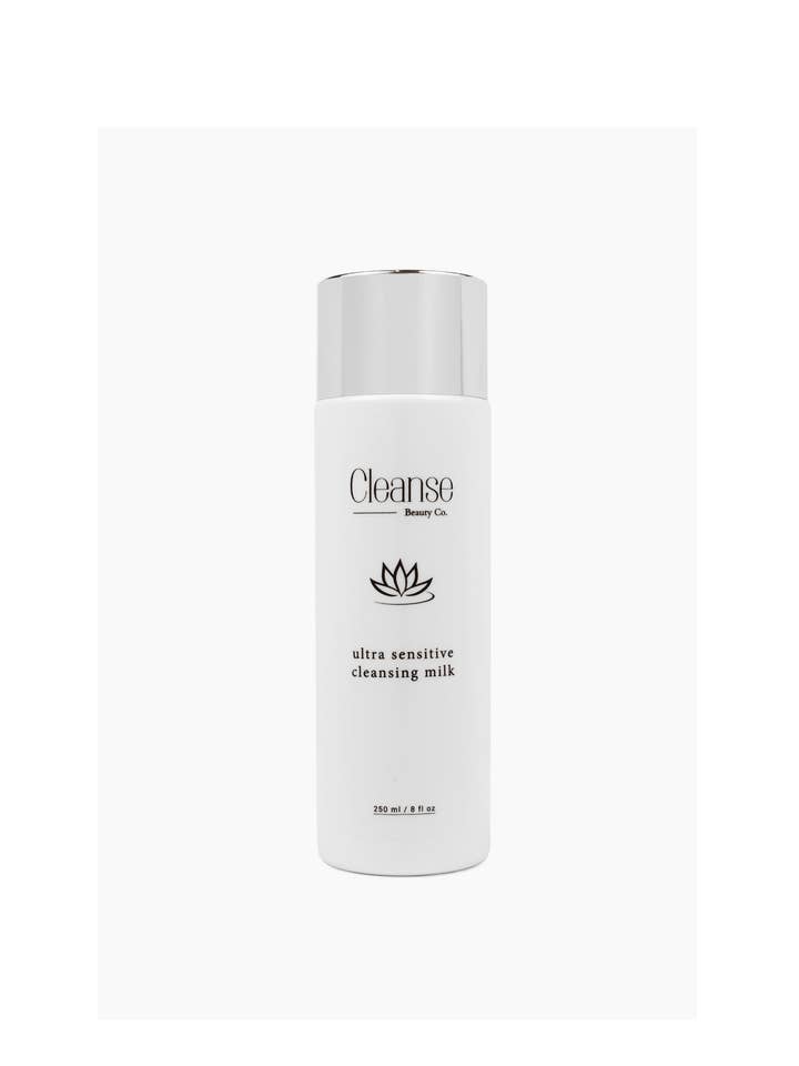 Ultra-Sensitive Cleansing Milk for wholesale by Cleanse Beauty Co.