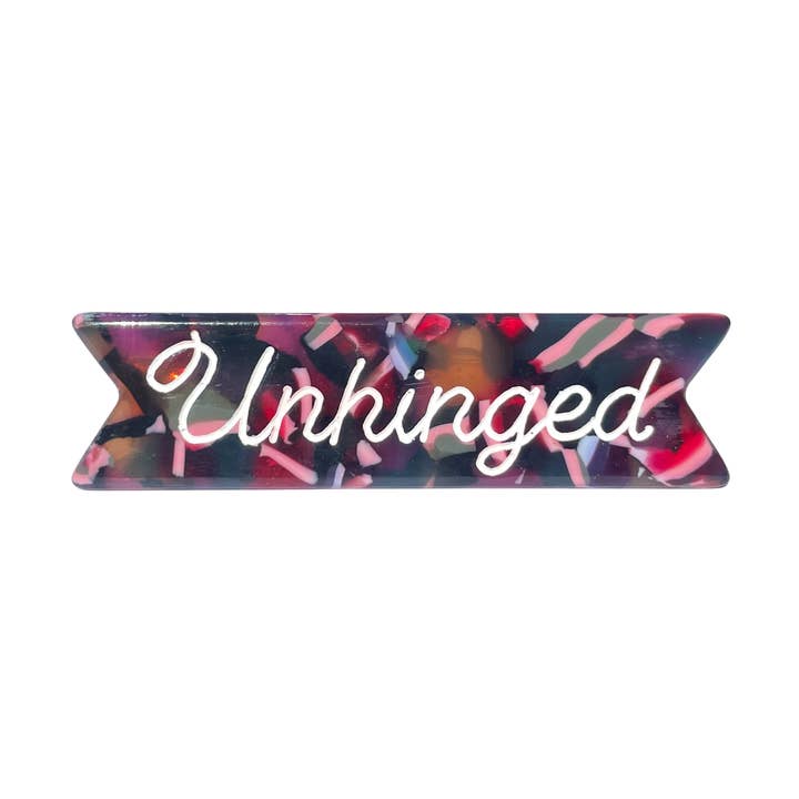 Unhinged Hair Clip - Unique Gift for Women Funny for wholesale by Eugenia
