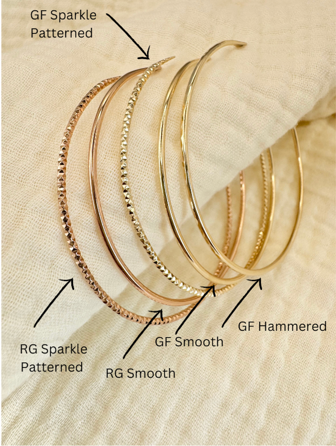 Reem Jewelry Boutique - Wholesale Cuff Bracelet - Permanent Jewelry Bangle Gold Filled Permanent Bangle 1