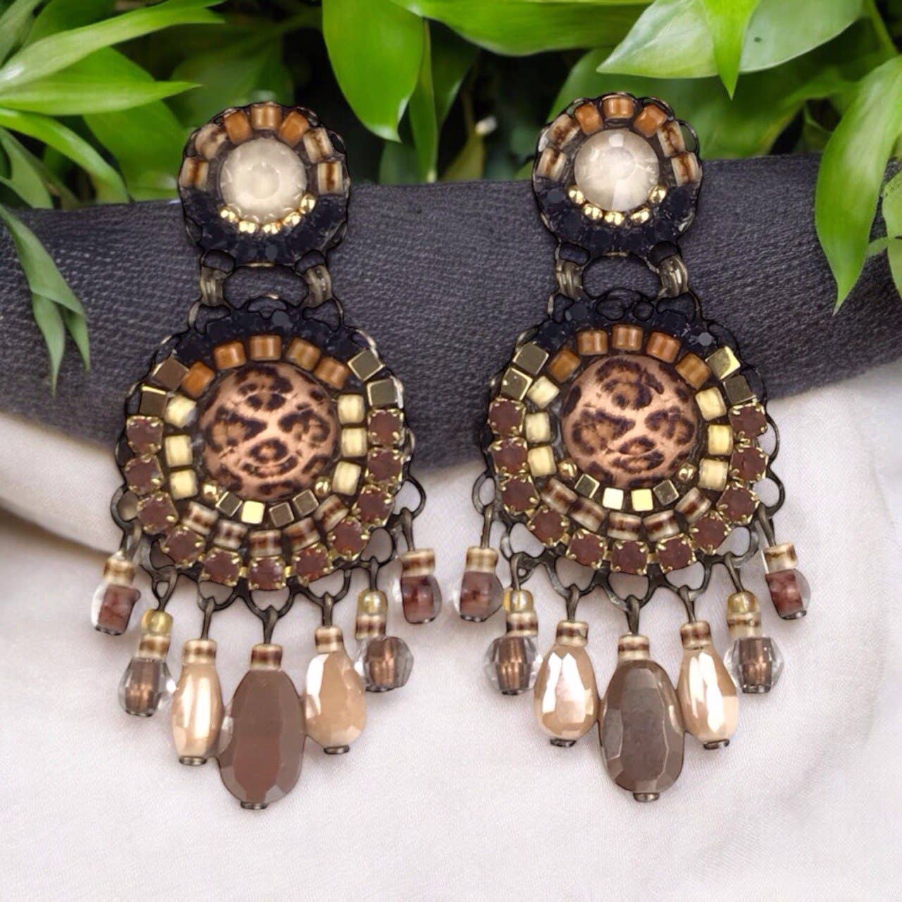 melizijewelry - Wholesale Dangle Earrings - Panther Classic Crystal Earrings1