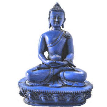 Méditation - Statue du Bouddha de la sérénité en lapis RB-158 pour la vente par Dorjebajra Tibet Shop