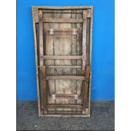 Paloma Black (Casa Natura Design, S.L.) - Wholesale Patio Table - Kitchen Dining Table Made With Beautiful Old Wood Panels1