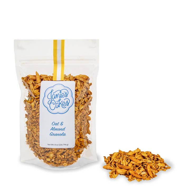 Oat & Almond Granola for wholesale by Janie's Cakes
