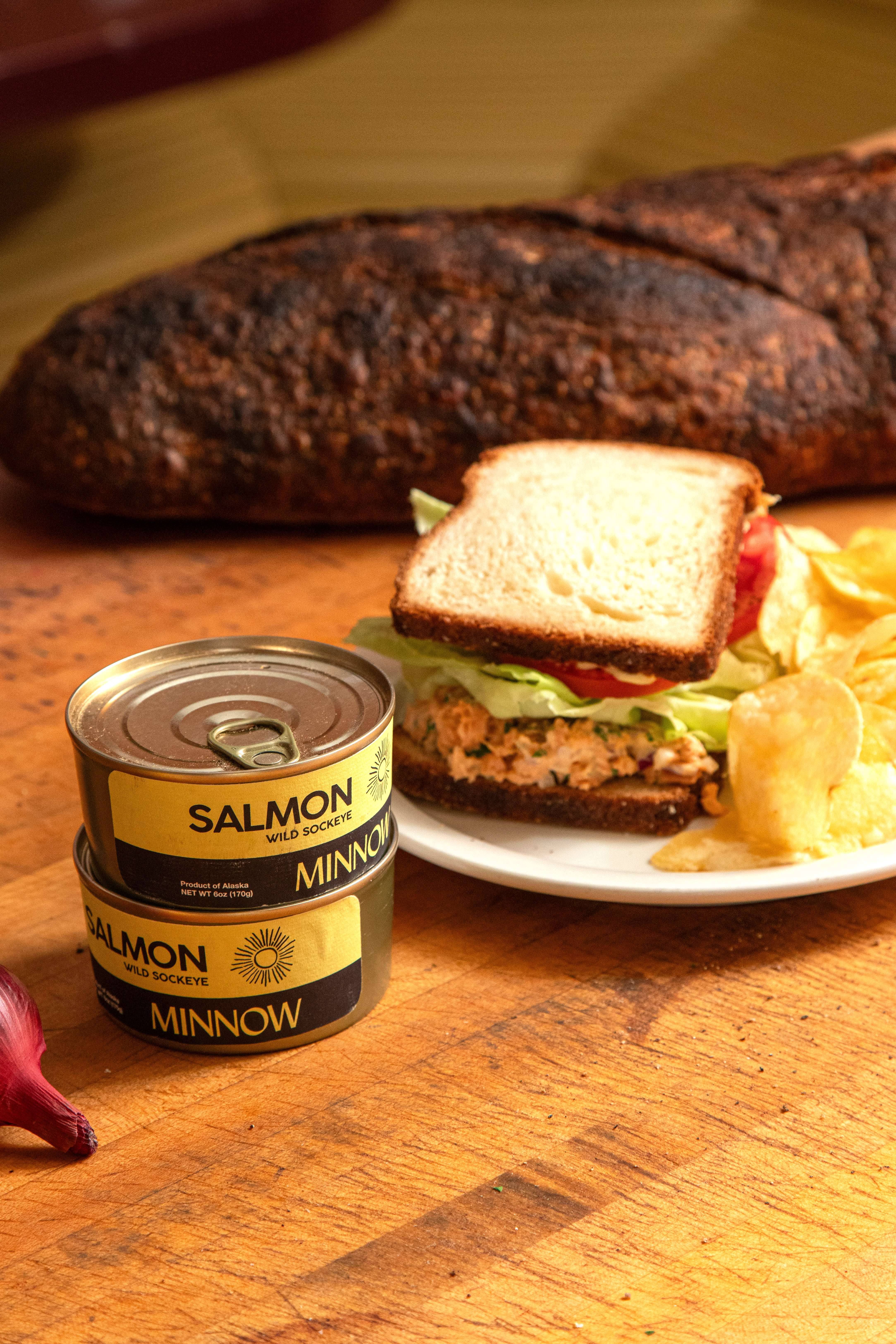 Minnow - Wholesale Tinned Fish - Salmon2