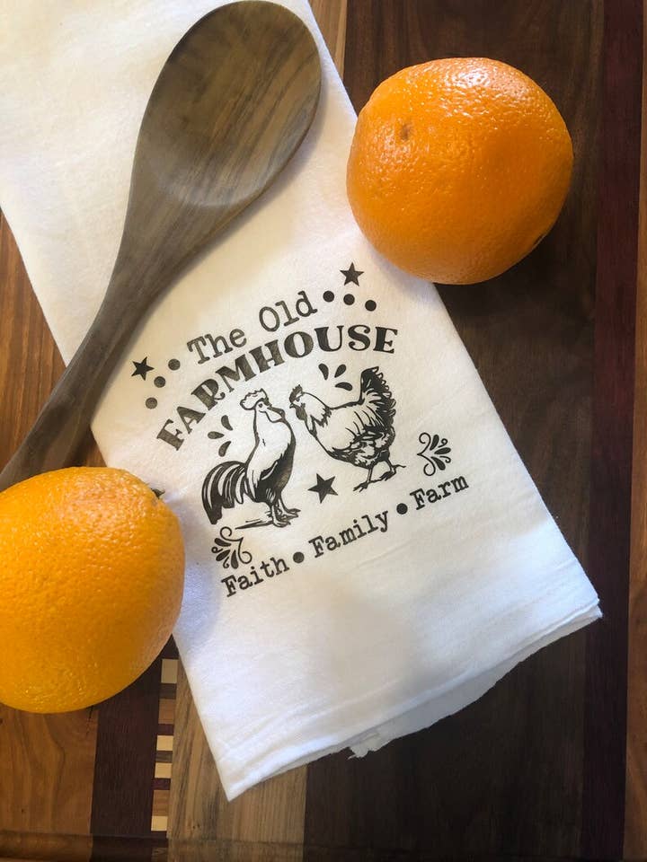 Asciugamano «This old Farmhouse» per la vendita all'ingrosso da parte di TheRusticHenhouse
