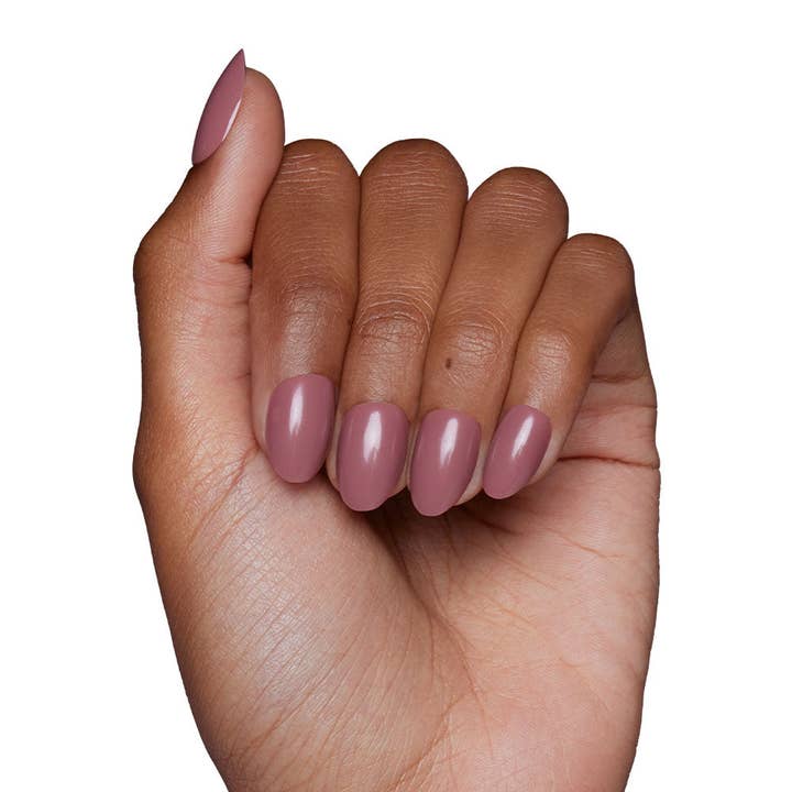 Glamnetic - Wholesale Press-On/Fake Nails - Fall Mauve Press-On Nails | Fall Solids | Short Oval6