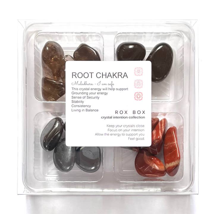 Pietre per la Meditazione Rituale del Chakra della Radice, Negozio di Regali Boutique per la vendita all'ingrosso da parte di Crystal Grids