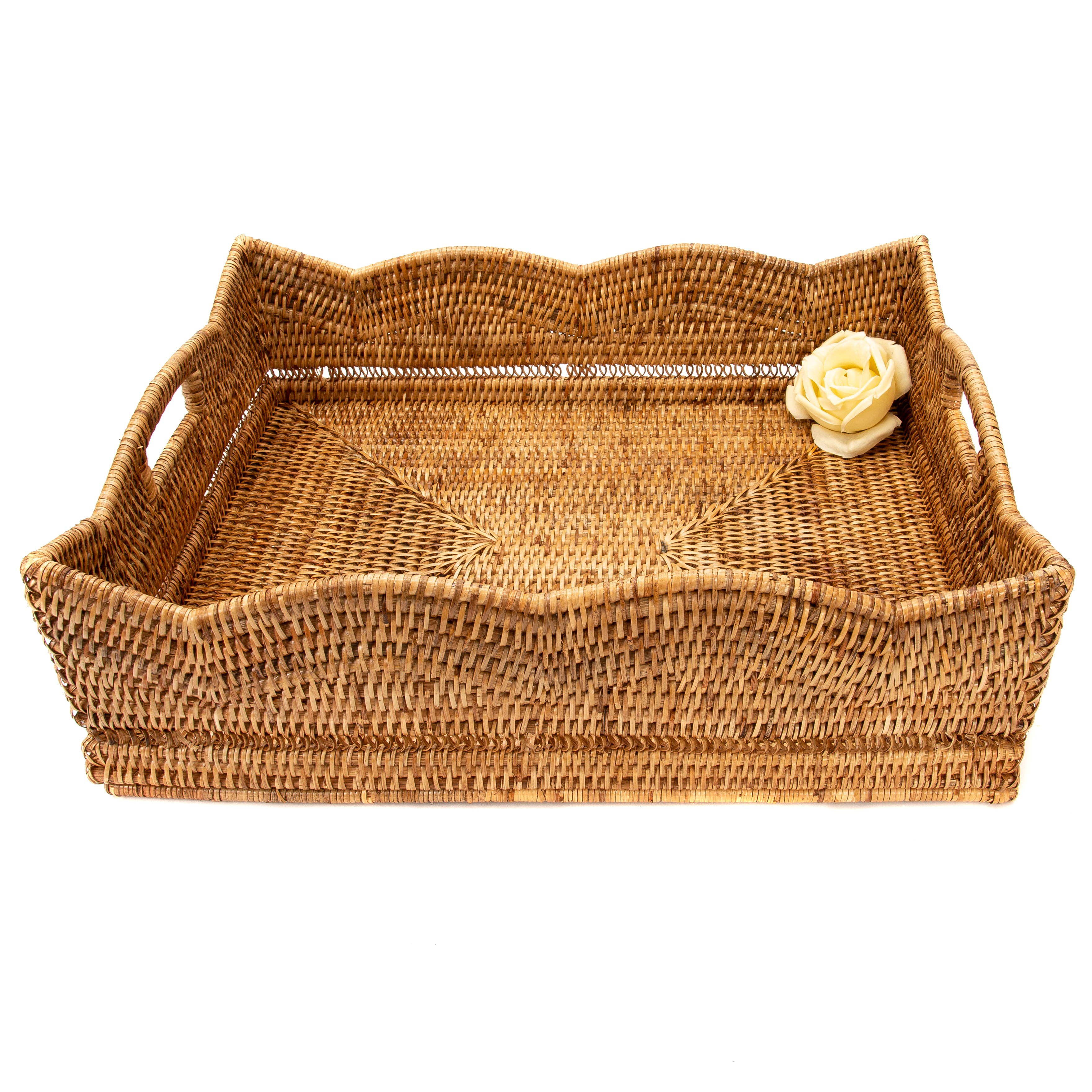 Artifacts Trading Company – Engroshandel Kurv – Rattan Kurv – Rektangulær Kammusling Stil4