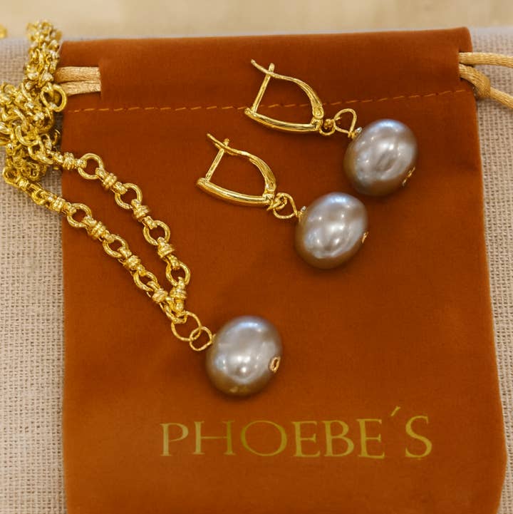 PHOEBE´S - Wholesale Jewelry Set - Set of jewelry with natural pearls3
