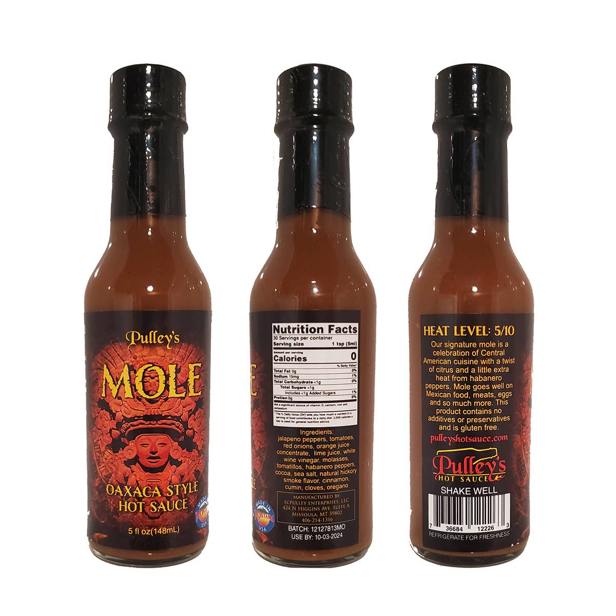 Pulley's Hot Sauce - Wholesale Hot Sauce - Mole1