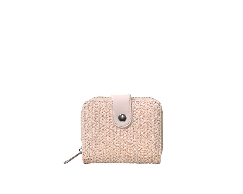 MIA LAROUGE - Wholesale Wallet - Women's - WOMEN'S WALLET, WITH FLAP. RAFFIA MATERIAL.16