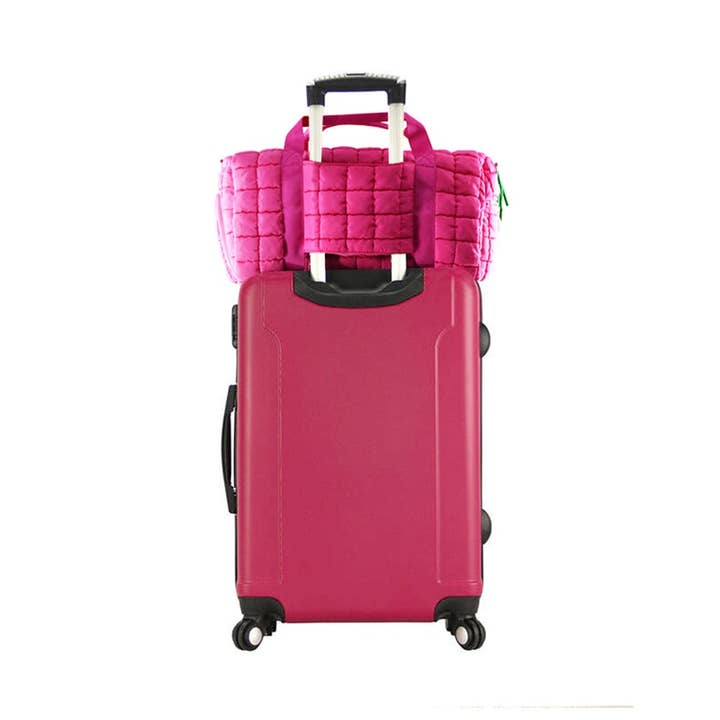 MiMi Wholesale - Wholesale Weekender Bag - Women's - QP774 Quilted Puffer Weekender/Duffel Bag9