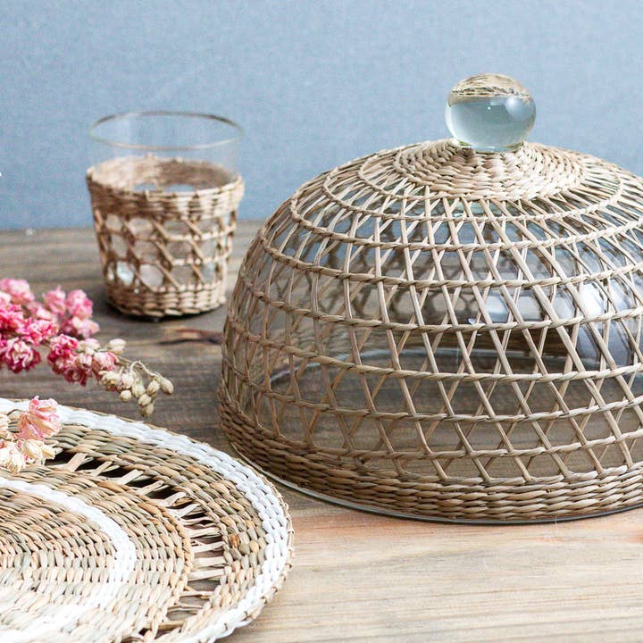 Seagrass Cage Cloche for wholesale by Be Home US