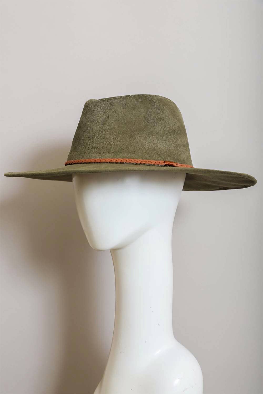 Leto Accessories - Vendita all'ingrosso Fedora - Donna - Cappello bolero intrecciato a tesa larga7