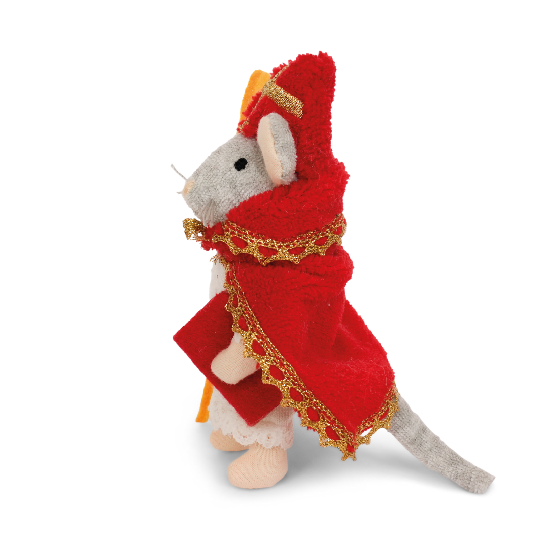 Het Muizenhuis - Wholesale Stuffed/Plush Toy - Kids & Baby - Kids Plush Toy - Mouse Sinterklaas (12cm)1