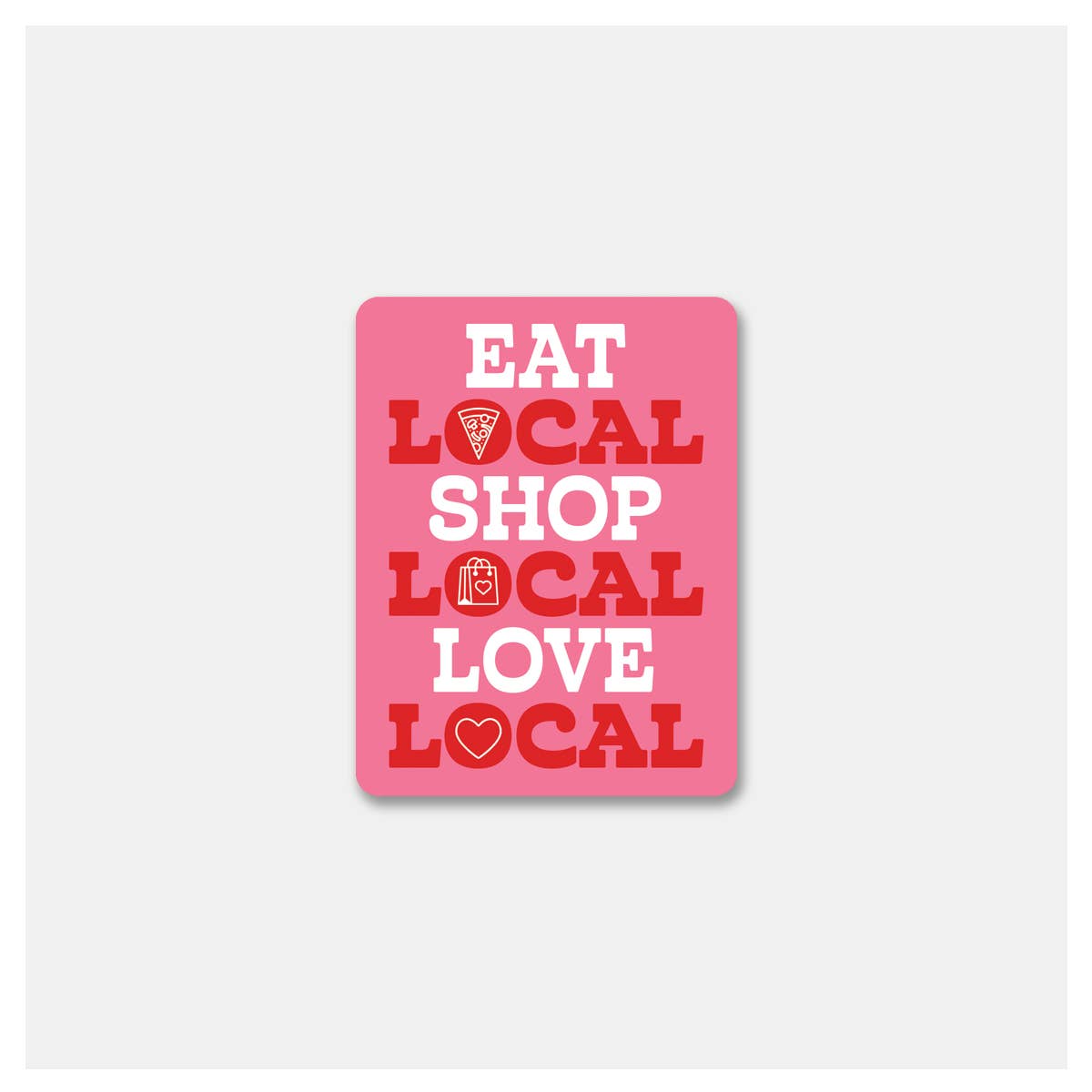 Rock Scissor Paper - Wholesale Sticker - Eat Local - Shop Local - Love Local Vinyl Sticker1