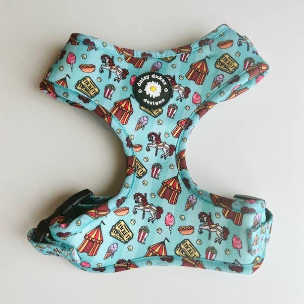 Amusement Bark Adjustable Dog Harness for wholesale by Daisy Dukes Designs