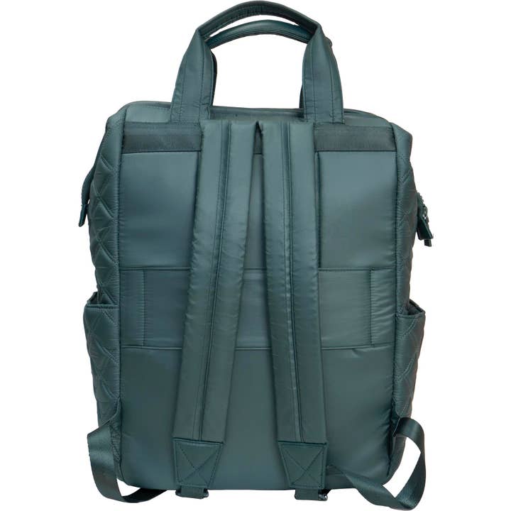 Magid – Mochila - Mulher por atacado – Mochila Quadrada para Portátil Joan & David Acolchoada em Nylon com Padrão de Diamante