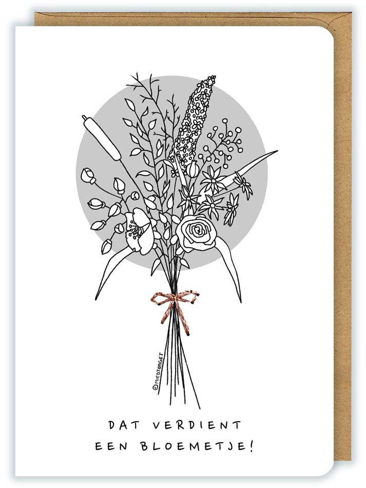Just Because | Greeting Card 'Bouquet' for wholesale by Miestanget