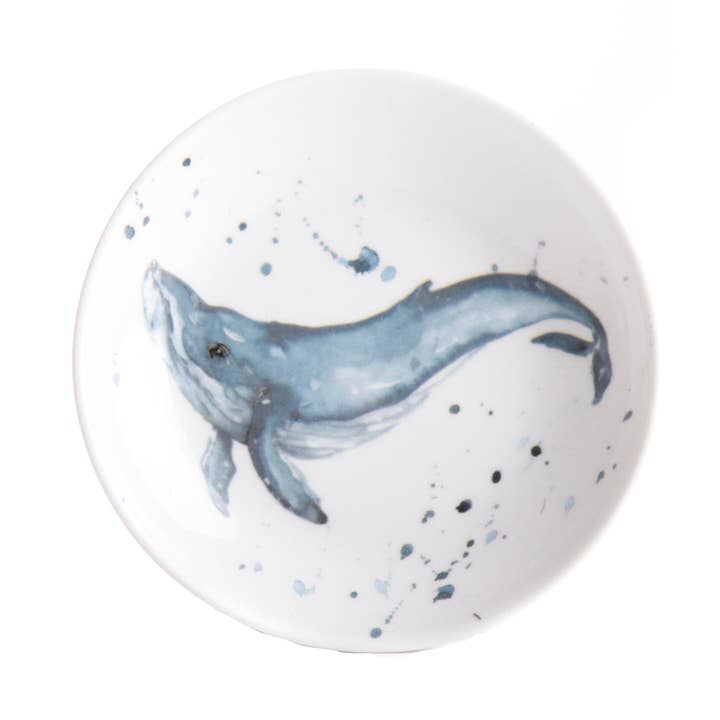 El platillo de baratijas de ballena oceánica para venta al por mayor de Meg Hawkins Art