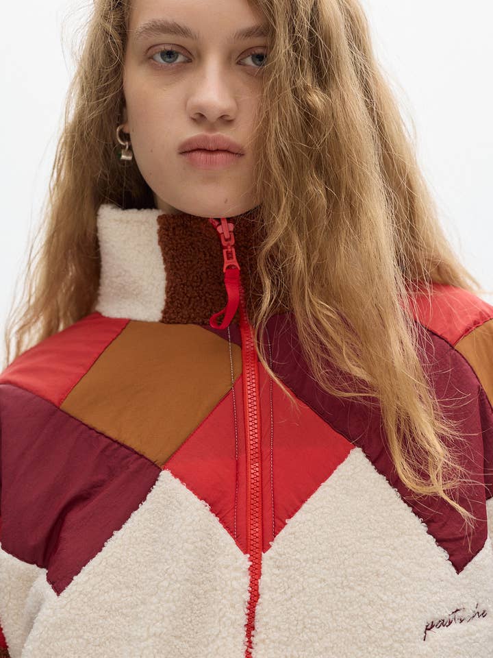 Veste en polaire pour enfant _ Crème pour la vente par Pastiche