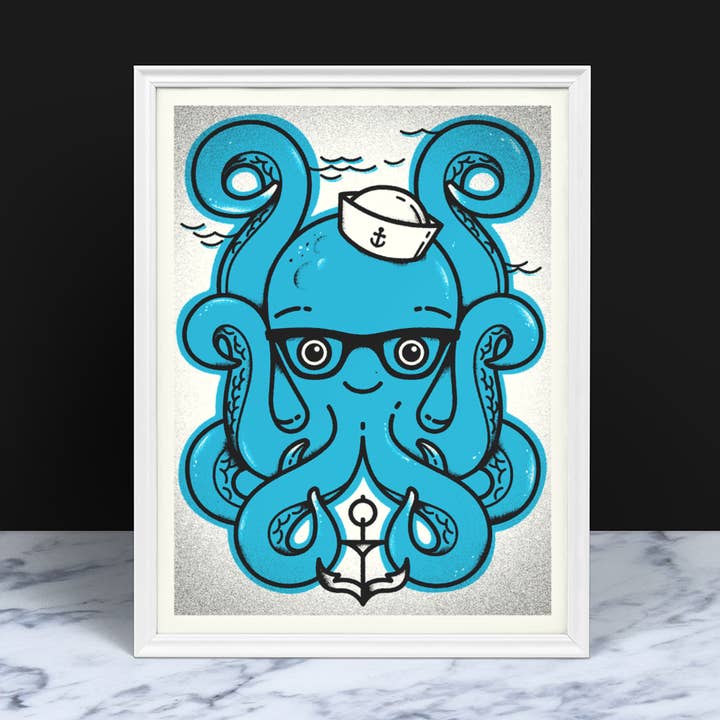 18" x 24" Octopal for wholesale by Delicious Design League